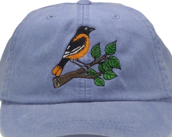 BALTIMORE ORIOLE BIRD Hat One 
