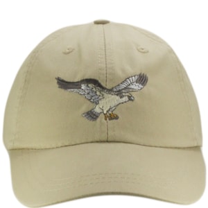 Osprey  embroidered hat, baseball cap,  dad mom cap, wildlife nature hat, bird watcher, beach, sailing, jogging