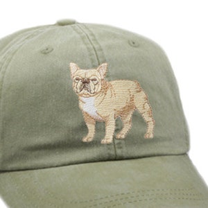 French Bulldog embroidered hat, baseball cap, dog lover gift, pet mom cap, dad hat, mom, gift for pet lover, dog agility, frenchie