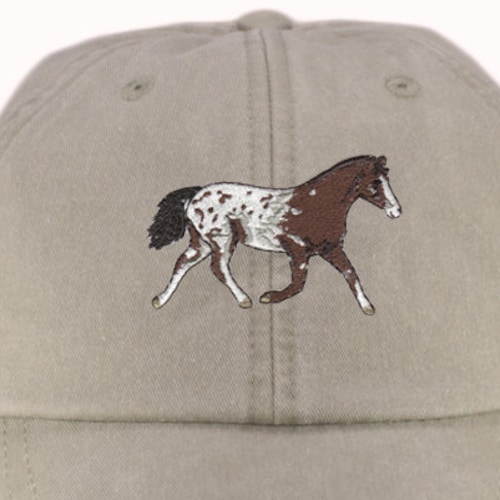 Horse Embroidered Hat Baseball Cap Equestrian Gift Etsy