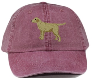 Yellow labrador retriever embroidered hat, baseball cap, dog lover gift, pet mom cap, dog mom, gift for pet lover, dad hat, dog agility, lab