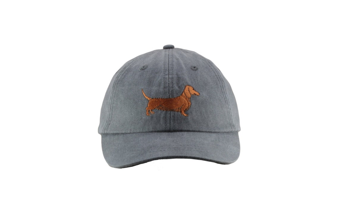 Dachshund Embroidered Hat Baseball Cap Dad Mom Dog Lover Etsy