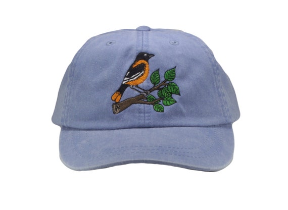Baltimore Oriole Embroidered Hat 