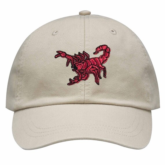 Scorpion Embroidered Low Profile Dad Hat, Unstructured