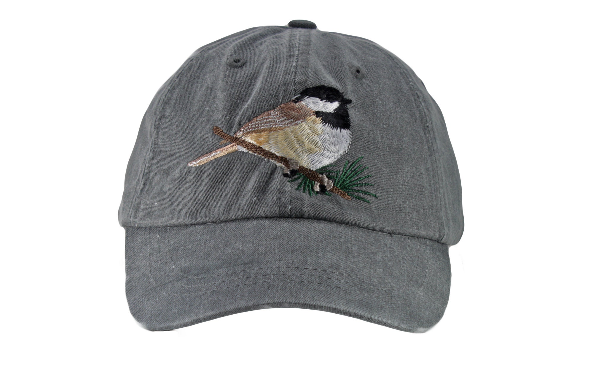 NEW Chickadees KPhi Service Society Grey Hat Baseball Cap One Size NWOT Dirty Bird Carbon  main image 3