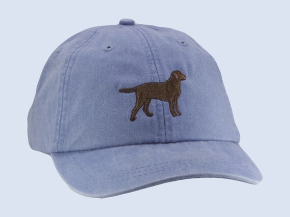Chocolate Labrador retriever embroidered hat baseball cap | Etsy