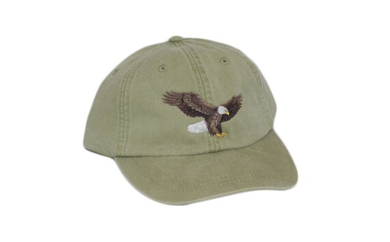 Bald Eagle Embroidered Cotton Cap NEW Bird
