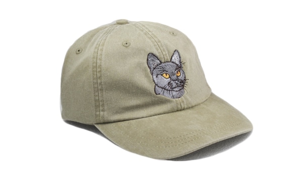 Chat Bombay Brode Chapeau Casquette De Baseball Cadeau De Etsy