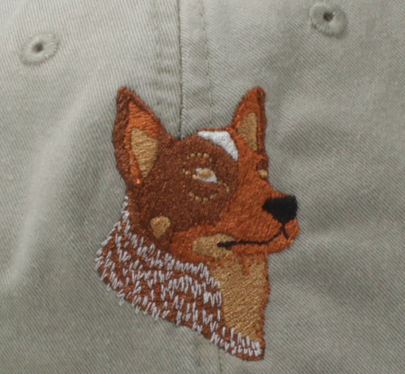 Australian Cattle Dog Embroidered Hat Baseball Cap Dog Lover Etsy