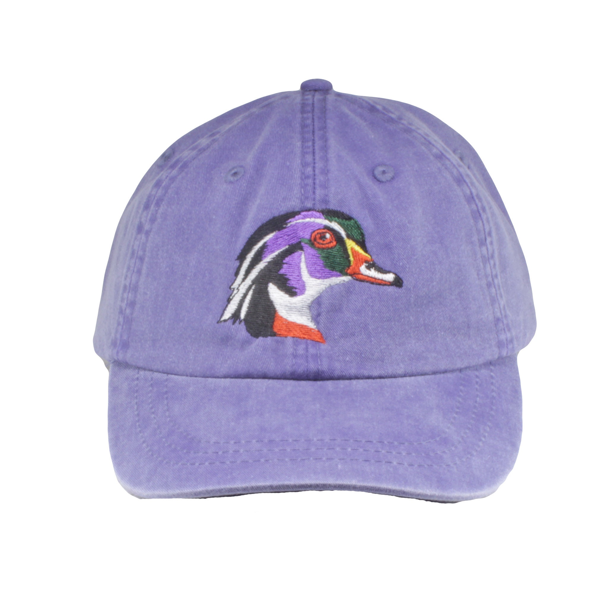 Wood Duck Embroidered Hat Baseball Cap 