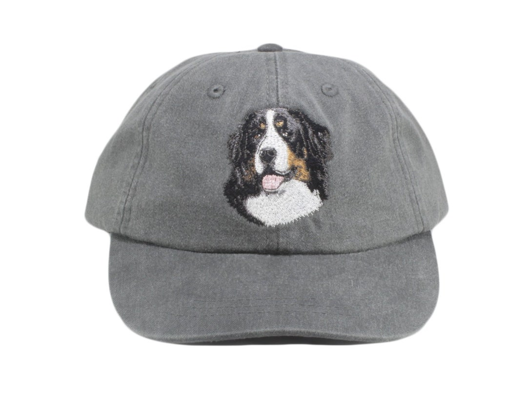 Bernese Mountain Dog Embroidered Hat, Baseball Cap, Dog Lover Gift, Pet