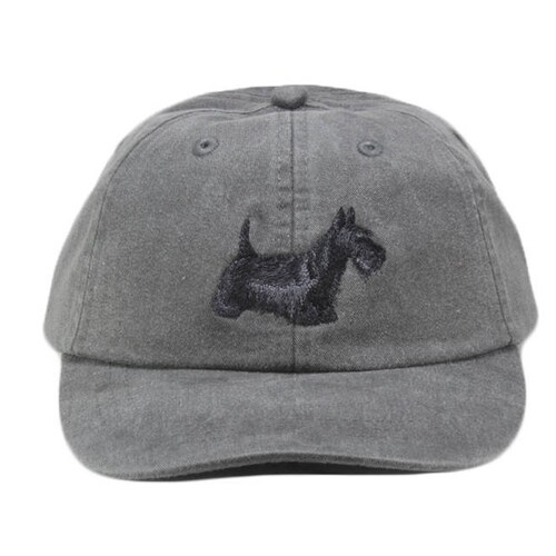Scottie Embroidered Hat Baseball Cap Dog Lover Gift Pet Mom Etsy