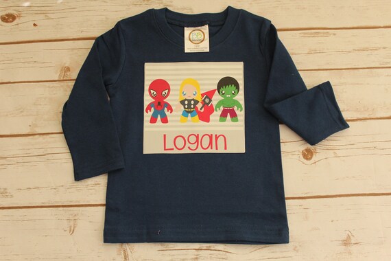 toddler boy superhero shirts