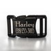 Wholesale only Plastic Engraved Buckle sizes available in Five Eighths, Three Quarter, or One Inch Width 1.5 and 2 inch buckles 