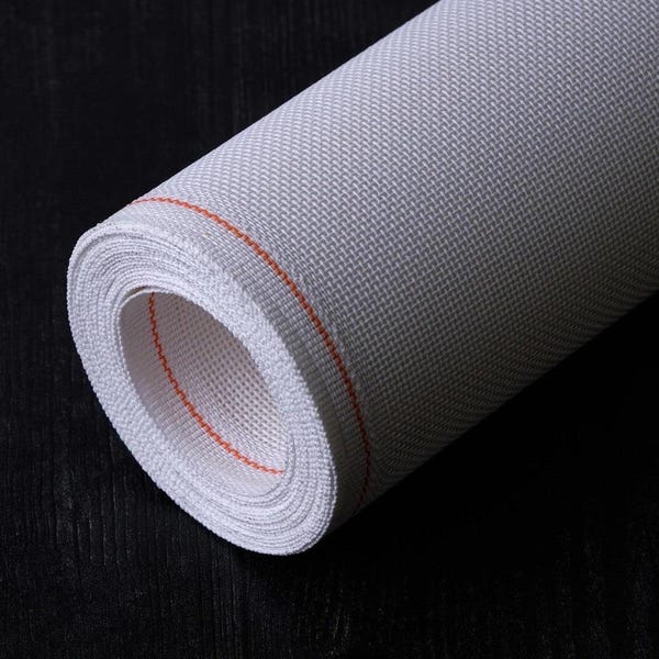 LOWEST PRICE -Zweigart Blank Needlepoint Canvas Mono Deluxe Mesh-13-14-18 by yard rolled-white