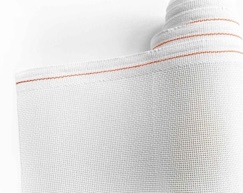 18 MESH Needlepoint Canvas Mono Blank  White