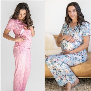 Postpartum pj set top
