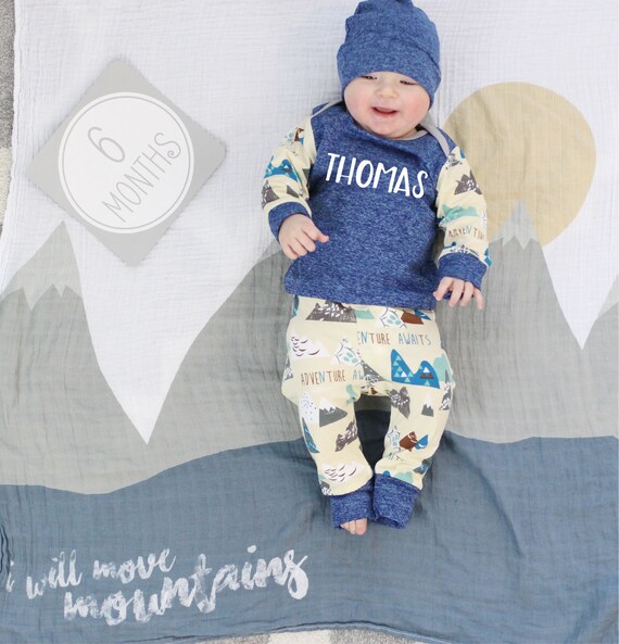 Baby Boy Personalized Clothing Custom Baby Boy Clothing Etsy