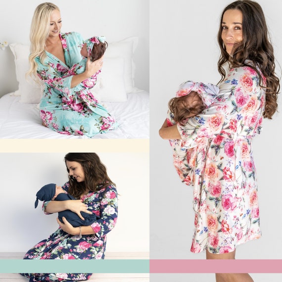 Maternity Robe Set // Swaddle Set 