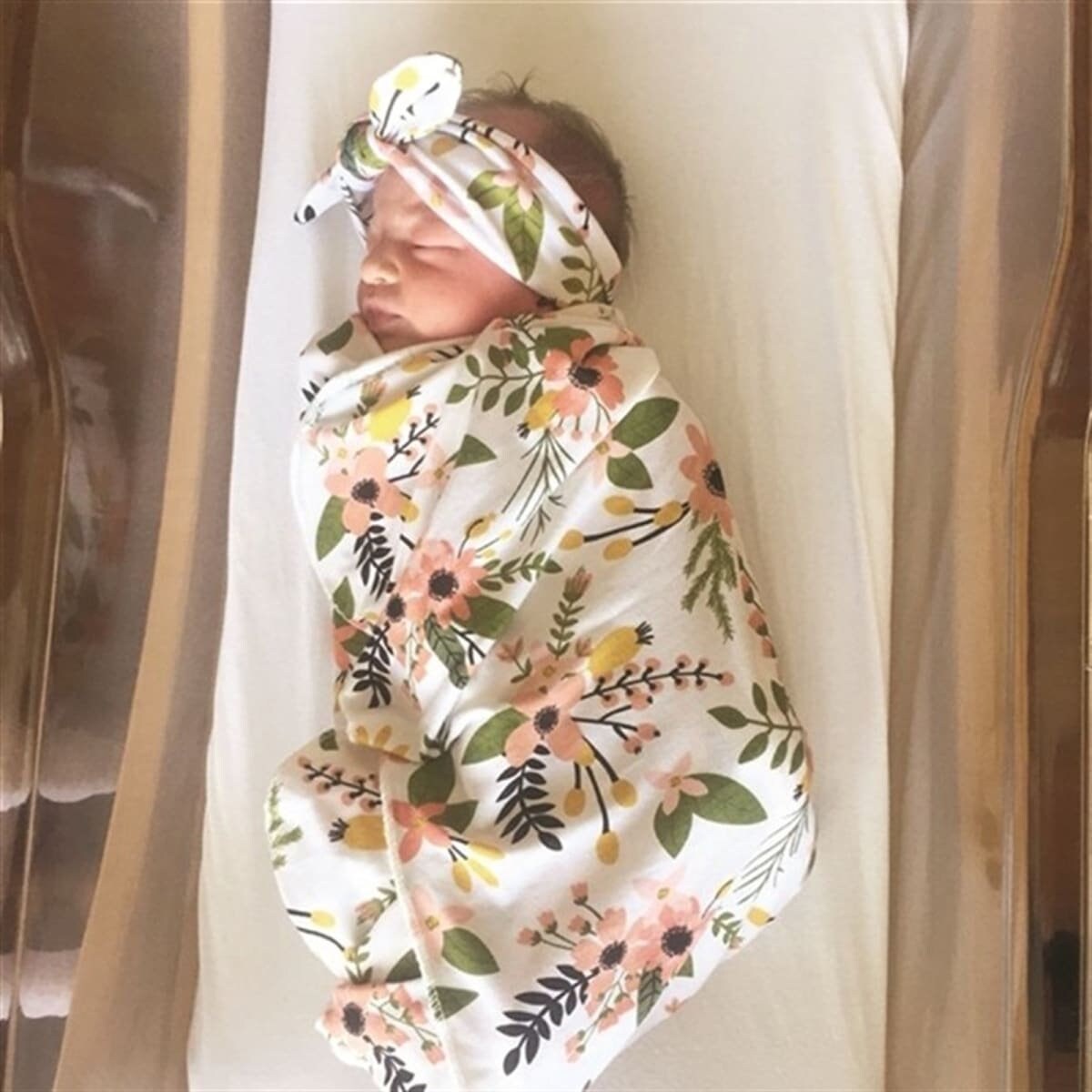 Baby Girl Swaddle Set Newborn Girl Swaddle Set Newborn Baby Etsy Canada