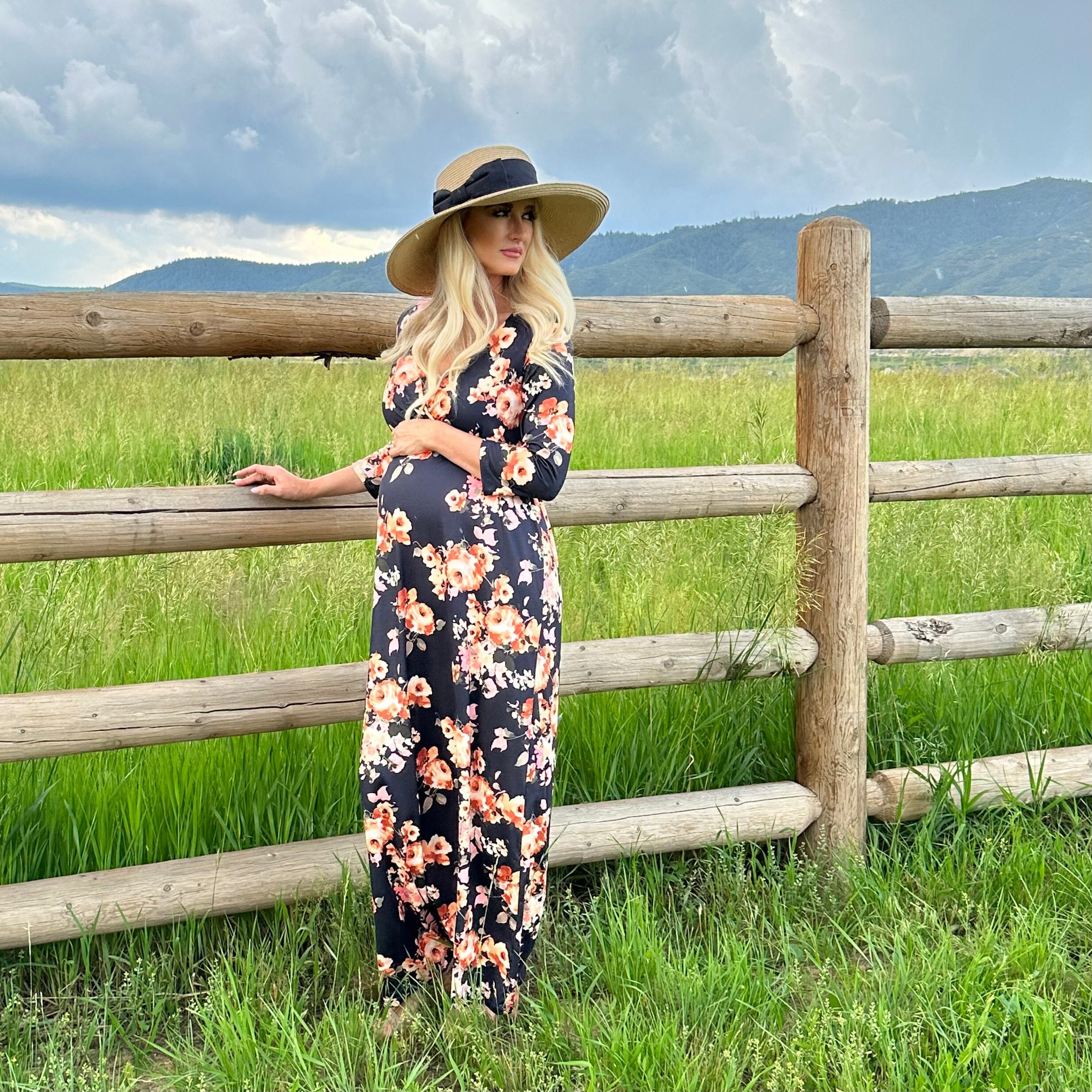 Floral Nursing Dress 