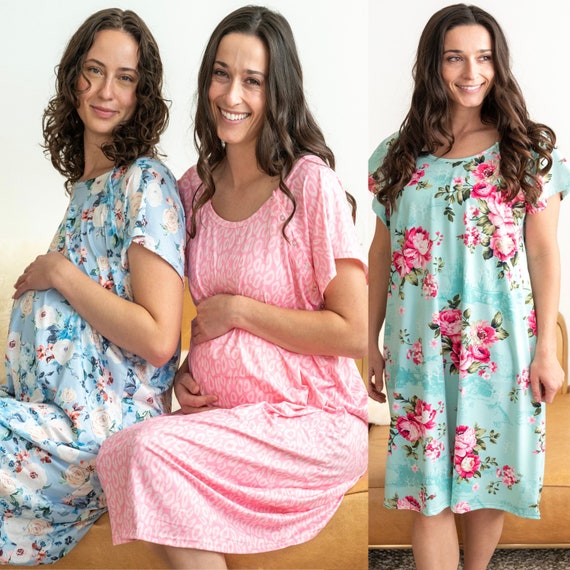 Silly Boom Women Pregnancy Knee length PlainTunic Tops Nightwear | The Kids  Circle