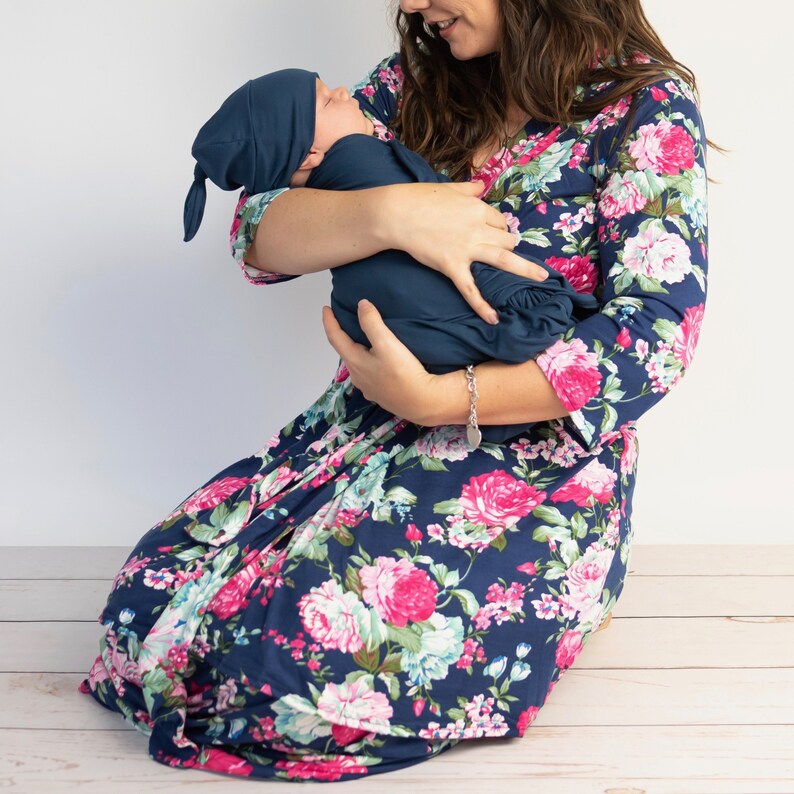 Robe and Swaddle Set Girl Robe and Swaddle Sets Maternity Etsy