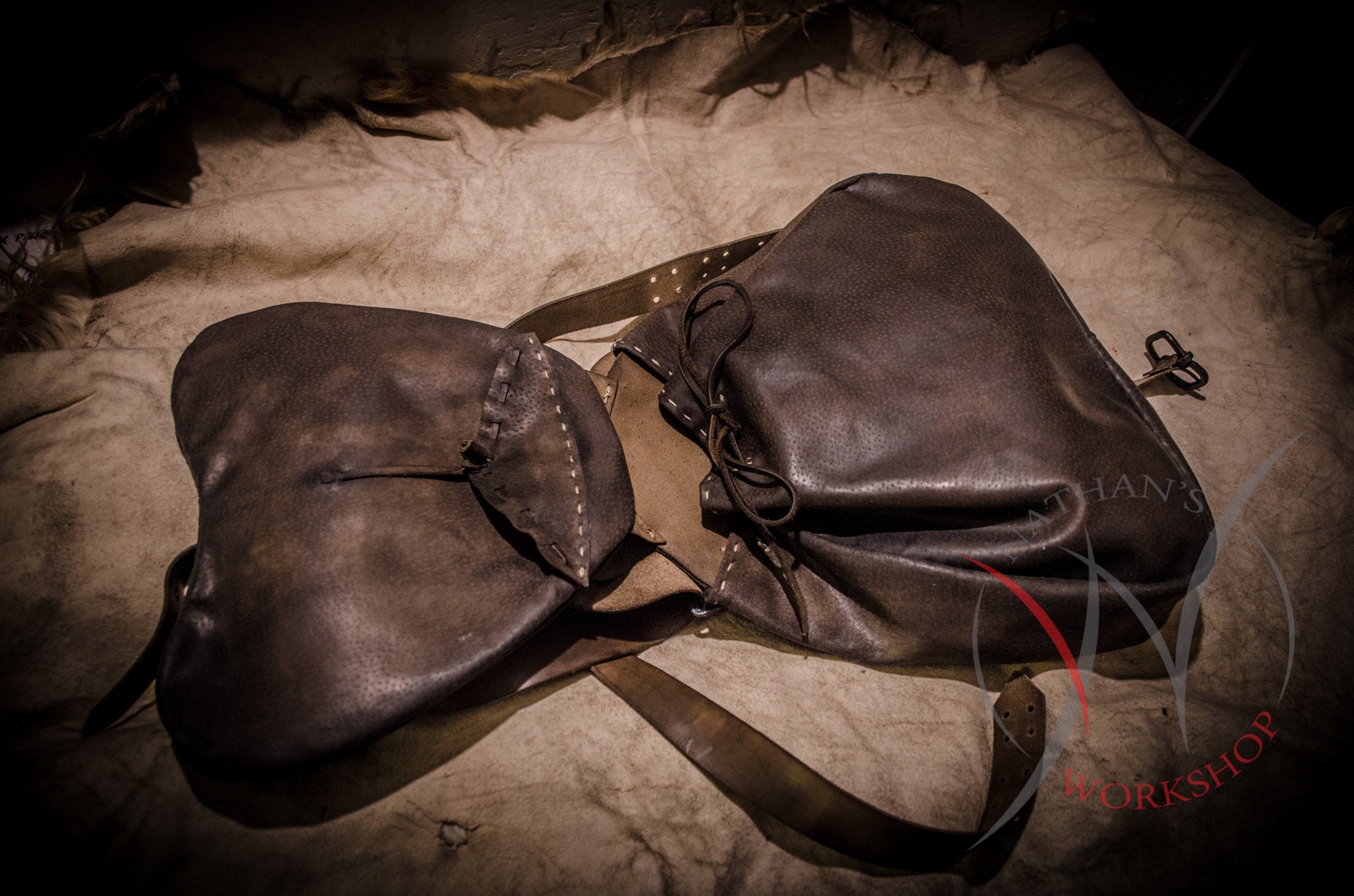 Skyrim Inspired knapsack / backpack / rucksack Etsy