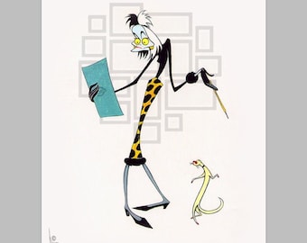 Dave Woodman's Original CRUELLA TV series concept print