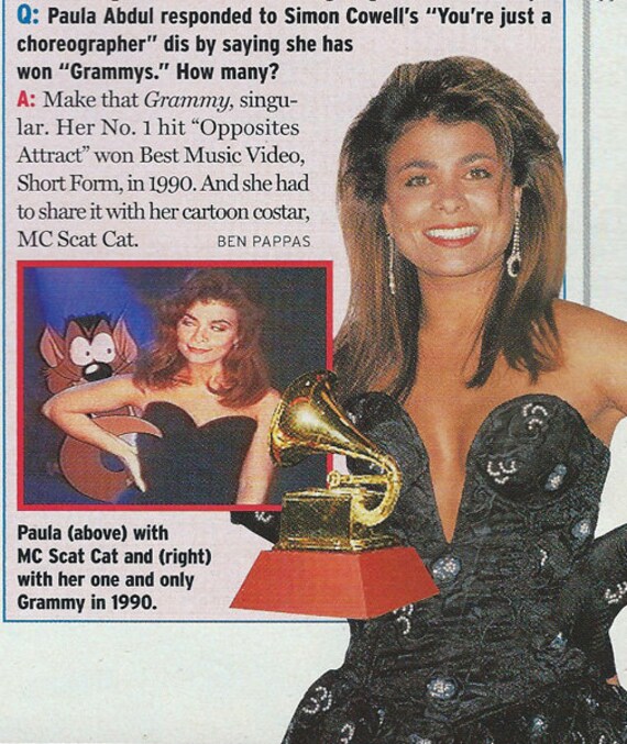 Paula Abdul Los Opuestos Se Atraen De La Configuracion Del Cel Etsy