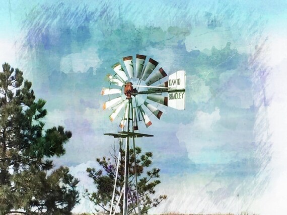 Windmill in Watercolor