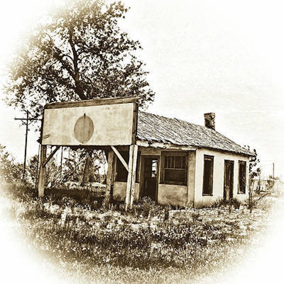Historic Abandoned Texaco Station