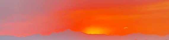 Sunset with Smoke