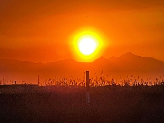Sunset with Smoke