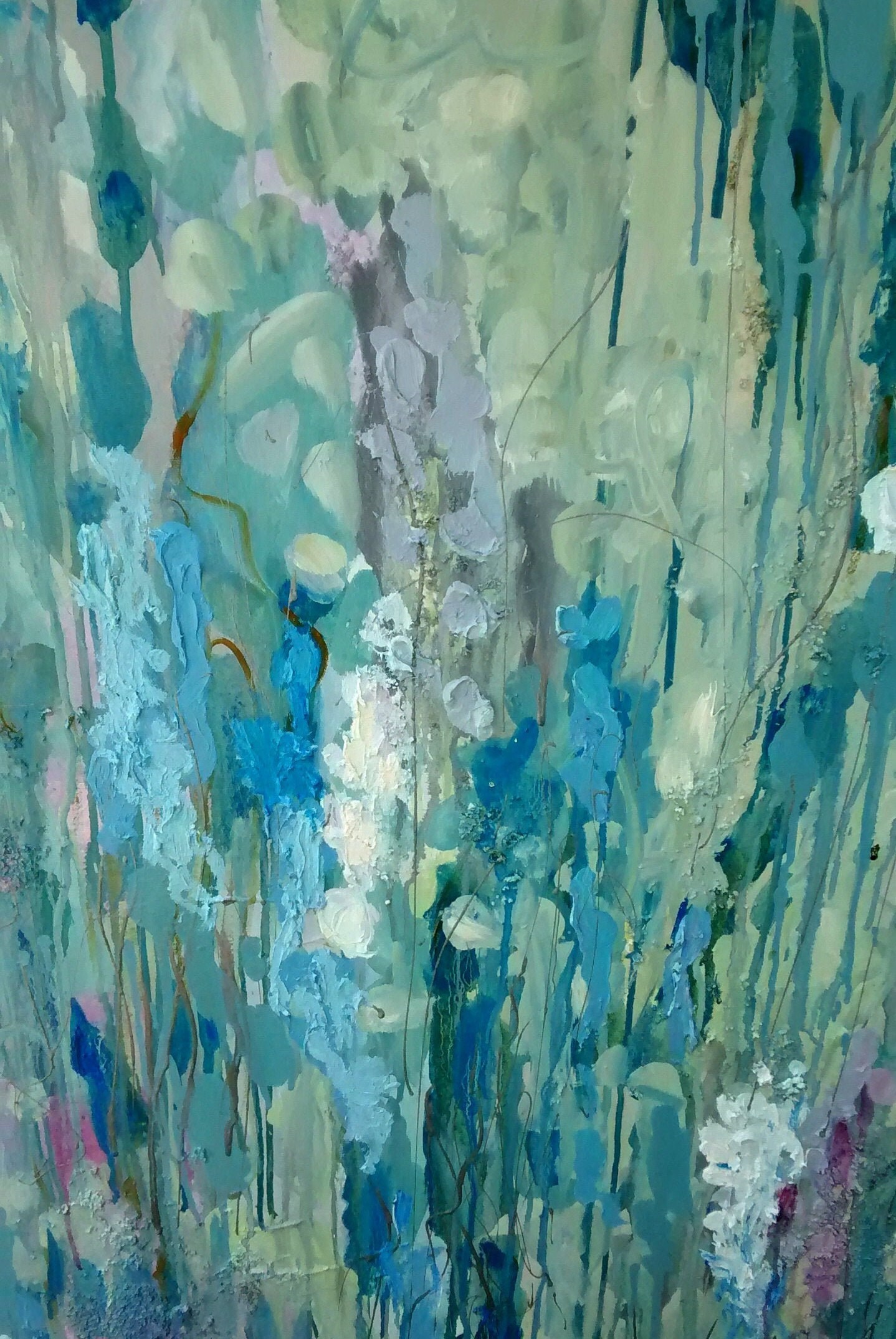 Pintura Original Jardín Fantasía II | Etsy