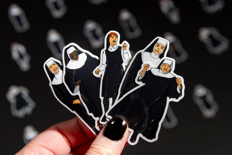 Sister Act Nuns Sticker Set