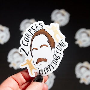 Martin Mull Colonel Mustard Clue Movie Sticker