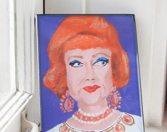 Agnes Moorehead as Endora from Bewitched Framed 5x7 Print
