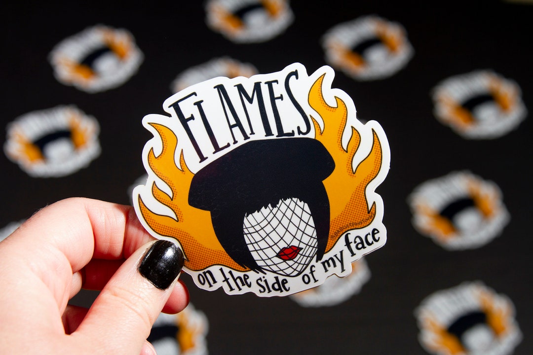 Mrs. White Madeline Kahn Clue Flames Sticker - Etsy