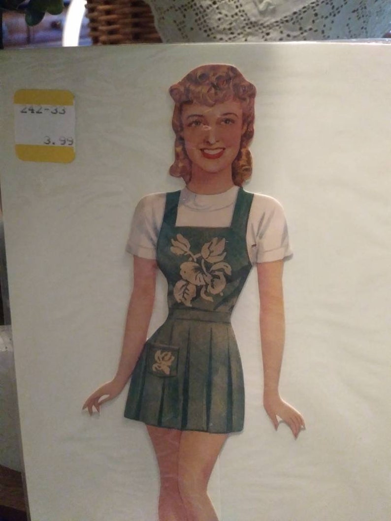 Vintage-style Jeanette MacDonald Celebrity Paper Doll Shackman 1992 Dress Up