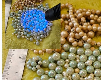 Bag of Vintage Beads/Findings/Charms/Buttons- So many to choose from!