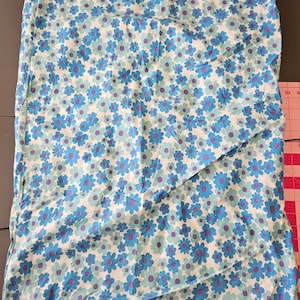 Vintage voerzakken - mooie blauwe bloemen