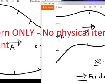 Stubby & Swishy | Dino- Tail Patterns - Tails are Approx 13"x9" in size **Digital Download Only** No physical item will  be sent