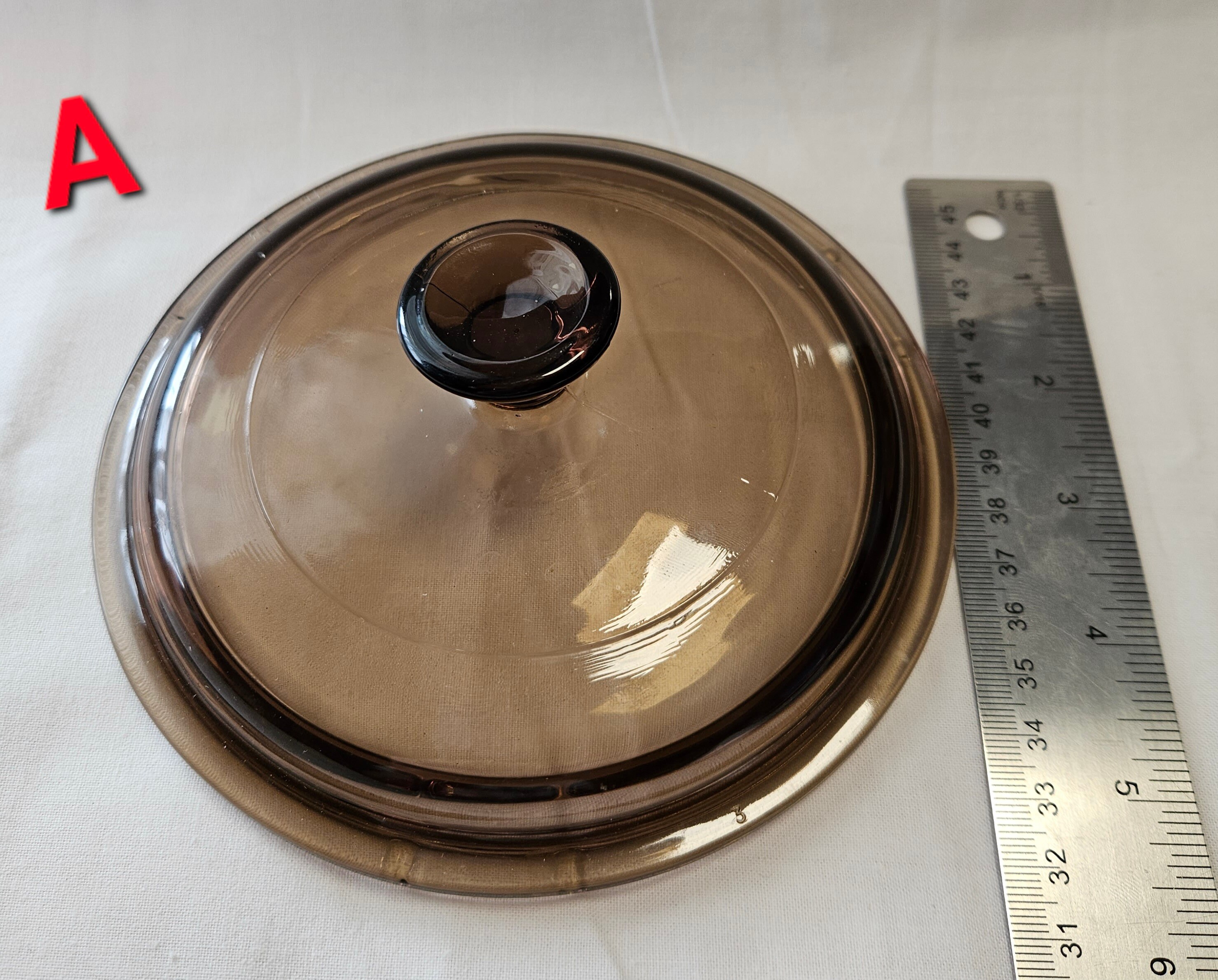 Pyrex/corning G-1-C Glass Lid Replacement Glass Lids Vintage Vtg Casserole  Dish Lids Round Glass Lids Crock Pot Lids 