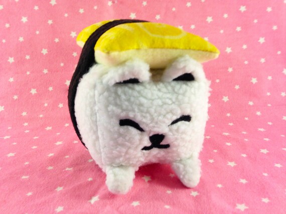 cat sushi plush