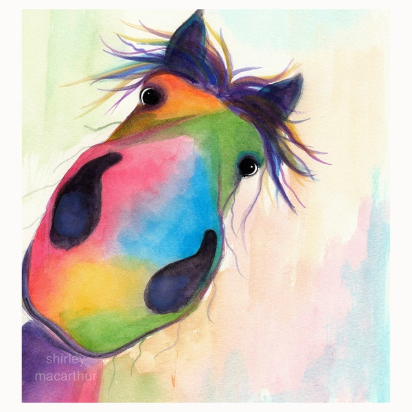 HoRSe PRiNT ' MoReLLo ' BY SHiRLeY MacARTHuR, Horse Painting, Cute Horse, Top Selling Items, Horse Art, Horse Wall Art,Trending Now,Horse