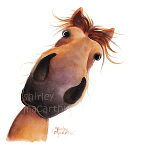 HoRSe PRiNT ' MaX ' BY SHiRLeY MacARTHuR, Horse Painting, Cute Horse, Top Selling Items, Horse Art, Horse Wall Art,Trending Now,Horse