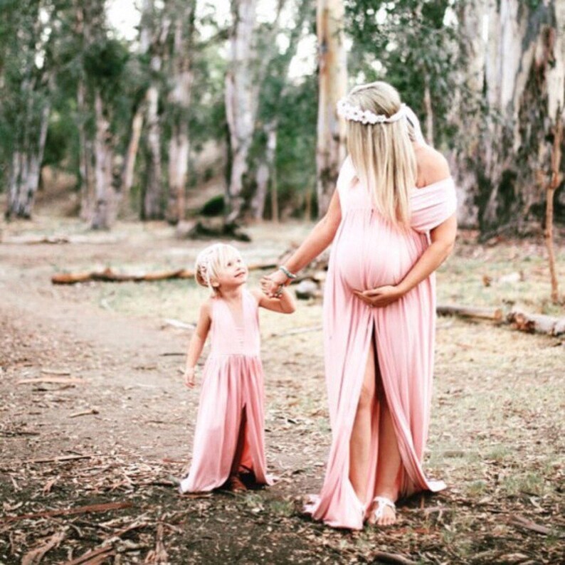 mommy and me baby shower dresses