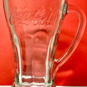 Vintage Coca-Cola Drinking Mug by Libbey Heavy Handled Coke Glass