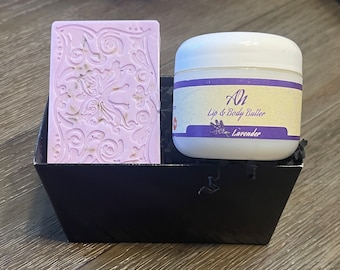 Lavender Bath Set